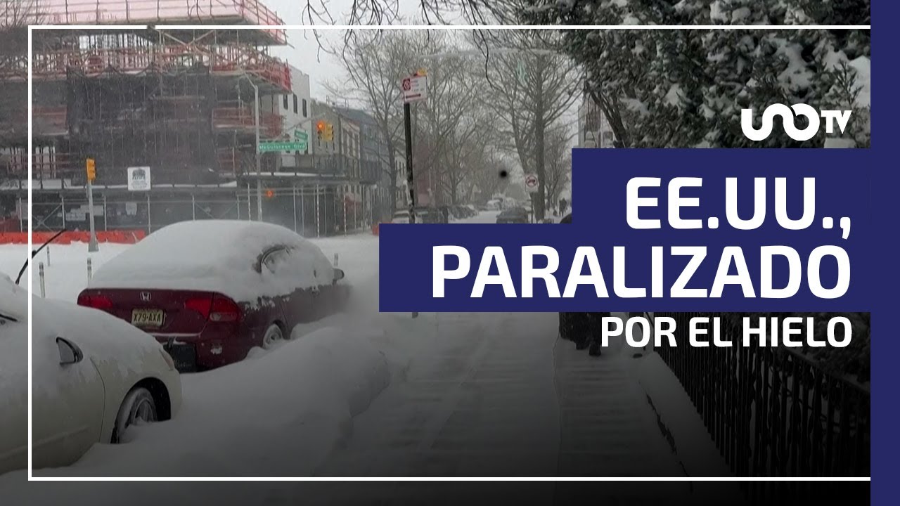 Imágenes impactantes: ciudades congeladas y caos por megatormenta en EE. UU.