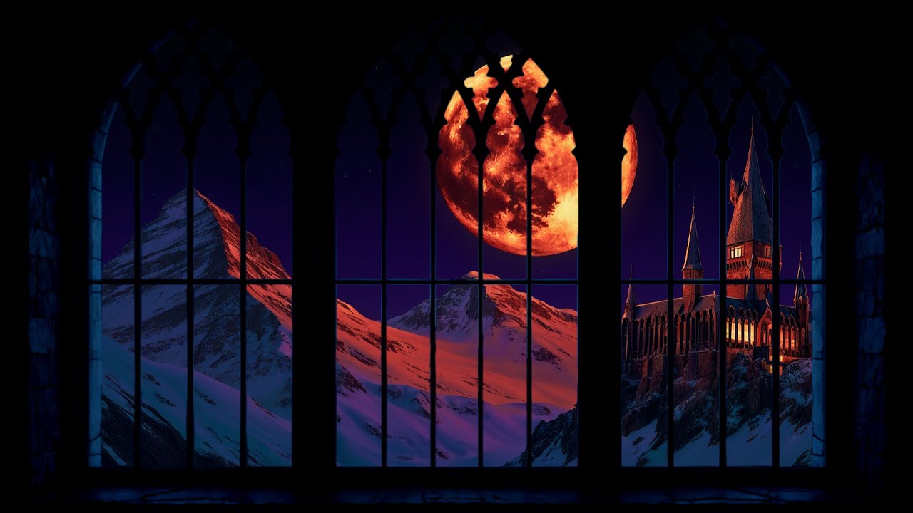Harry Potter Sleep Projector | Castle Window View at Night