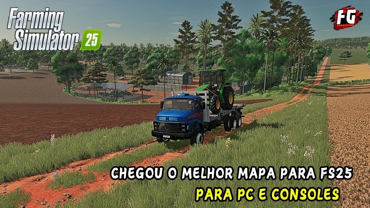 O MELHOR MAPA BRASILEIRO do FS 25? Para todas as Plataformas/Farming Simulator 25