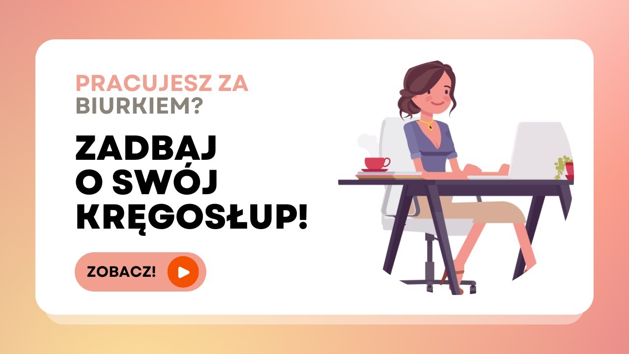 Ćwiczenia kręgosłupa dla pracujących przy biurku i nie tylko! Rozluźnianie odcinka piersiowego.