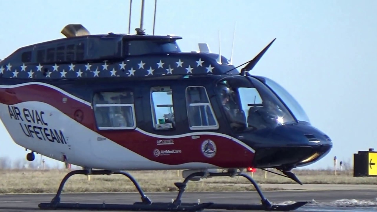 N422AE - Air Evac Lifeteam 78 Landing