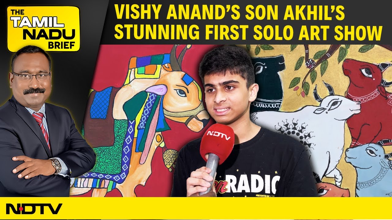 Tamil Nadu News | From Chess to Canvas | Vishy Anand&rsquo;s Son Akhil&rsquo;s Stunning First Solo Art Show