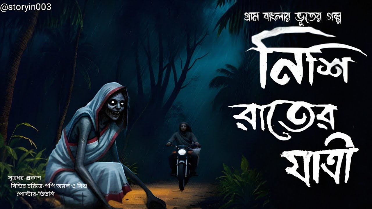 নিশি রাতের যাত্রী। 👹। গ্রাম বাংলার ভুতের গল্প। Horror story। Bengali audio story। Sunday suspense।