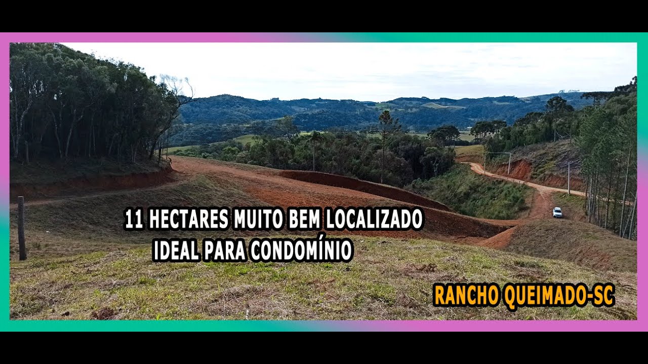 Sítio 11 ha, ótima localização, frente para a estrada-Rancho Queimado-Santa Catarina