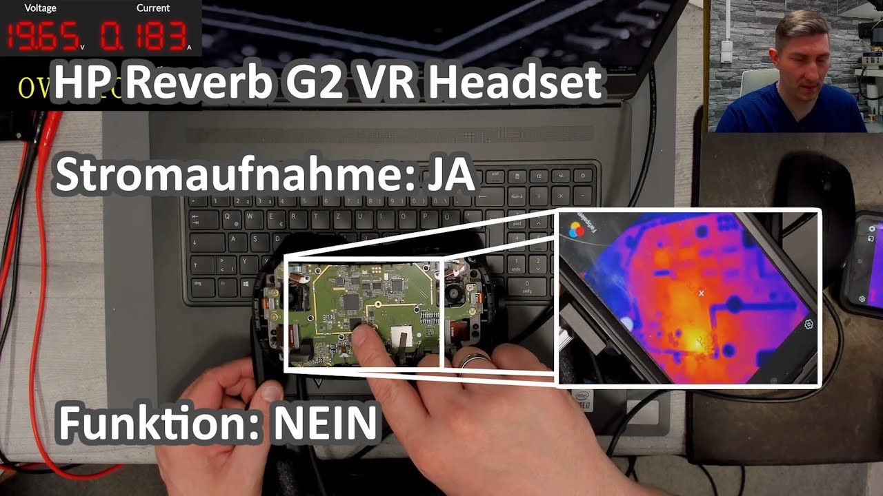 Defektes HP Reverb G2 VR Headset. So kann es repariert werden: