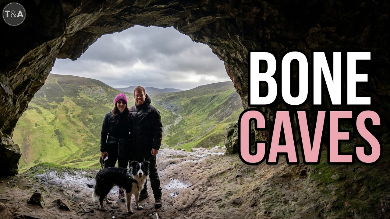 BONE Caves SCOTLAND Hike - ICE AGE Formation - POLAR BEARS Once Roamed Here!