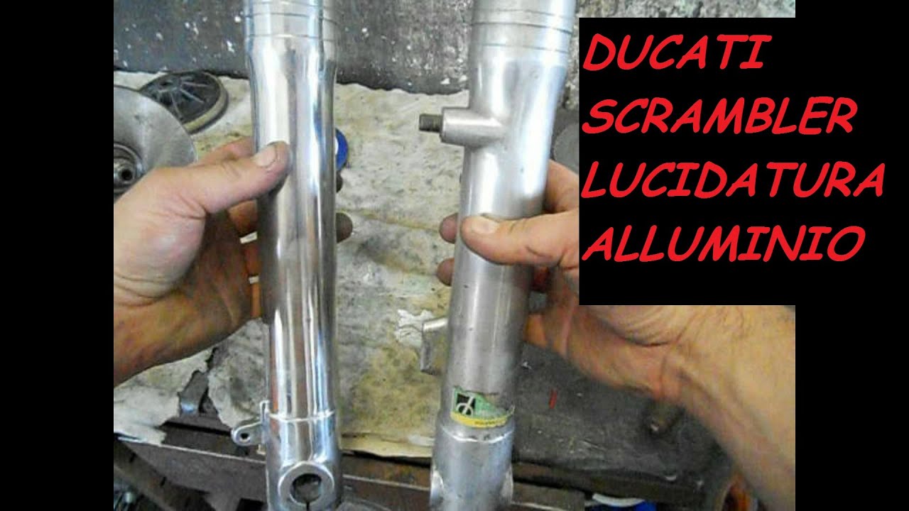METAL POLISHING LUCIDATURA ALLUMINIO DUCATI SCRAMBLER 350