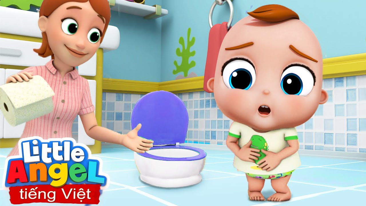 Tự Đi Vệ  Sinh Không Khó Chút Nào | Dạy Trẻ Thông Minh Sớm | Little Angel Tiếng Việt