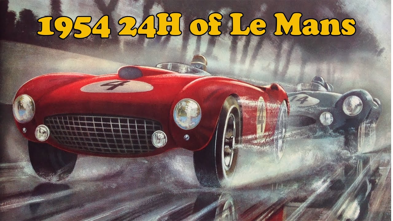 1954 24H of Le Mans (Rare French Film)