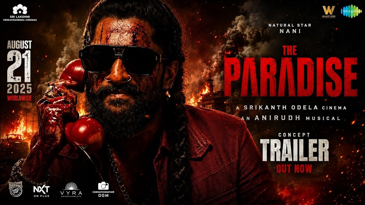 Paradise: Raw statement concept Trailer | Nani Srikanth odela | Anirudh ravichandran | Mohanbabu