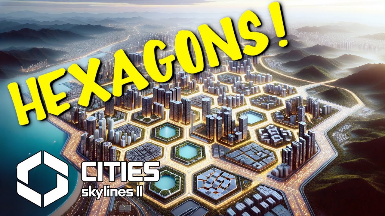 Создание города с помощью силы шестиугольников в Cities Skylines 2!