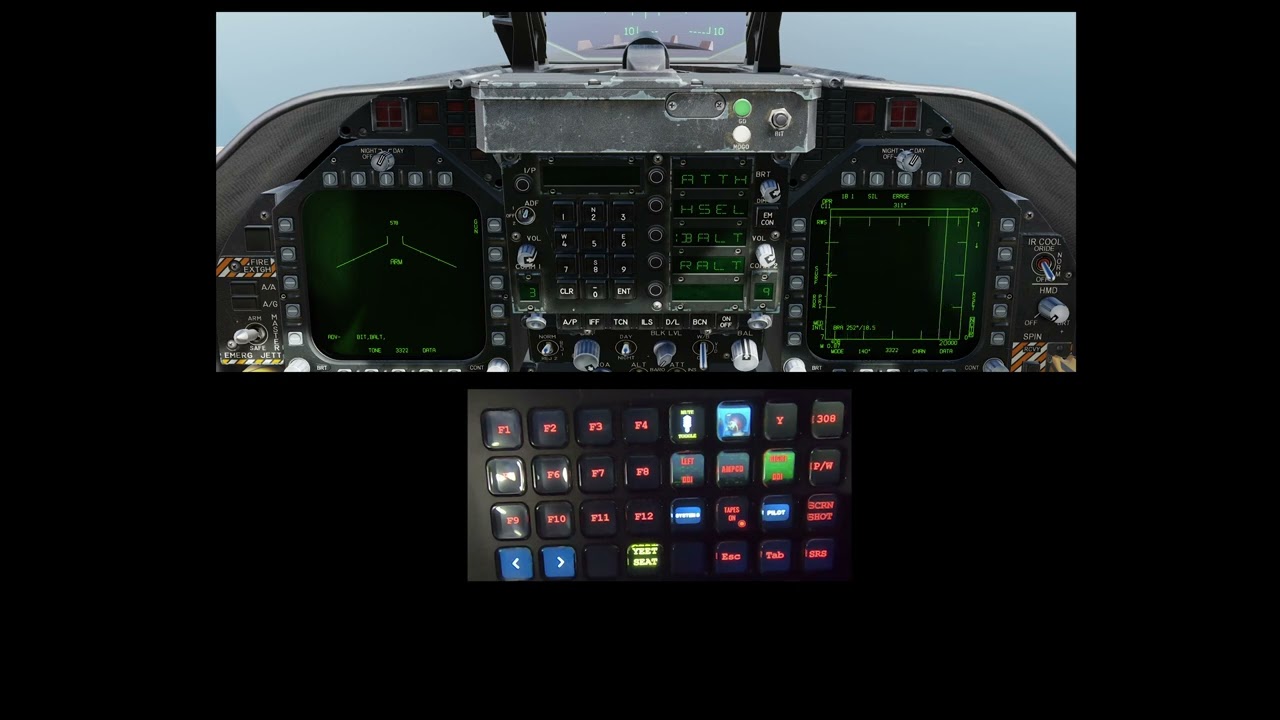 Elgato Streamdeck XL as DCS F/A-18C UFC