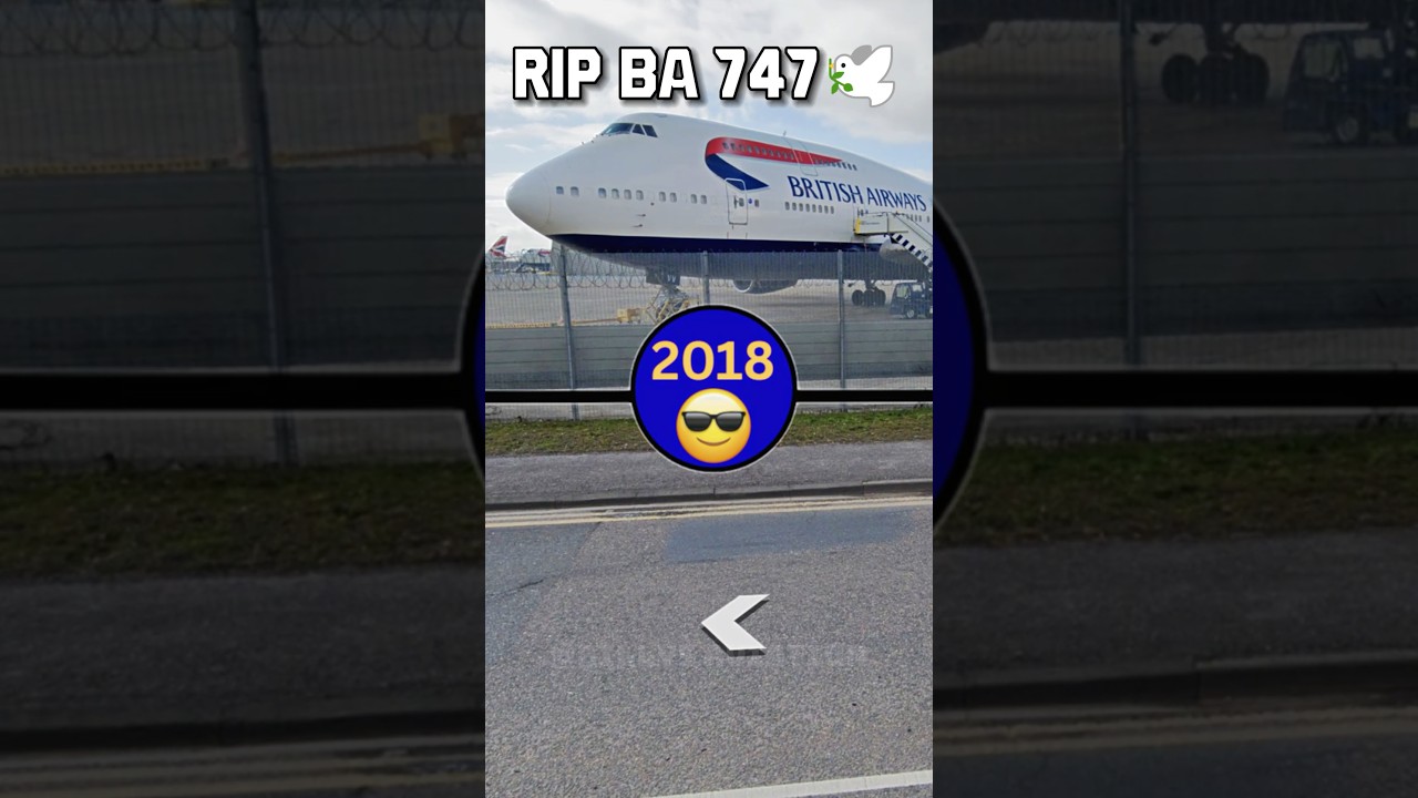 British Airways 747 - Lost to Time💔 #sad #edit #aviation #nostalgia #planes #747 #shorts #viral