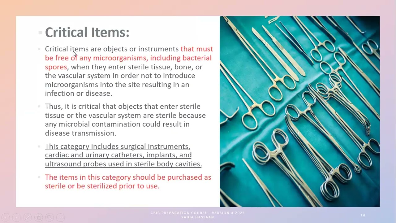 Lecture 3 Cleaning, Disinfection, and Sterilization Part 1