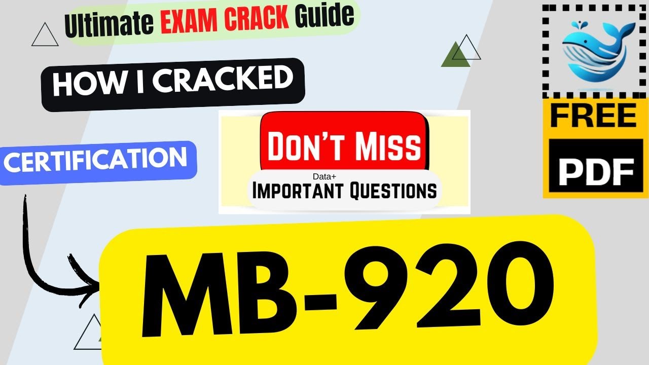 How I CRACKED MB-920 in 6 Hours| Microsoft Dynamics 365 Fundamental Finance and Operations Apps |PDF