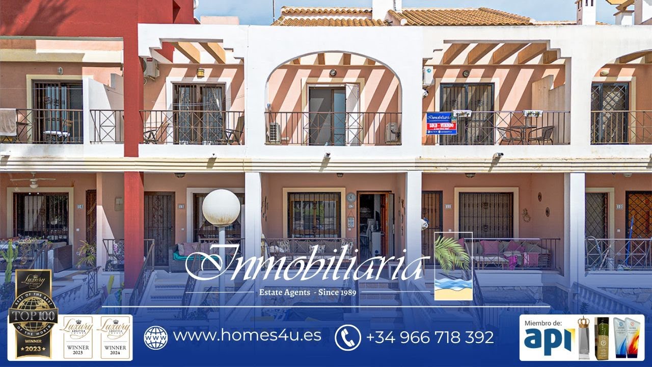 Linked Duplex For Sale In Ciudad Quesada Overlooking The Communal Pool! | QRS 9659