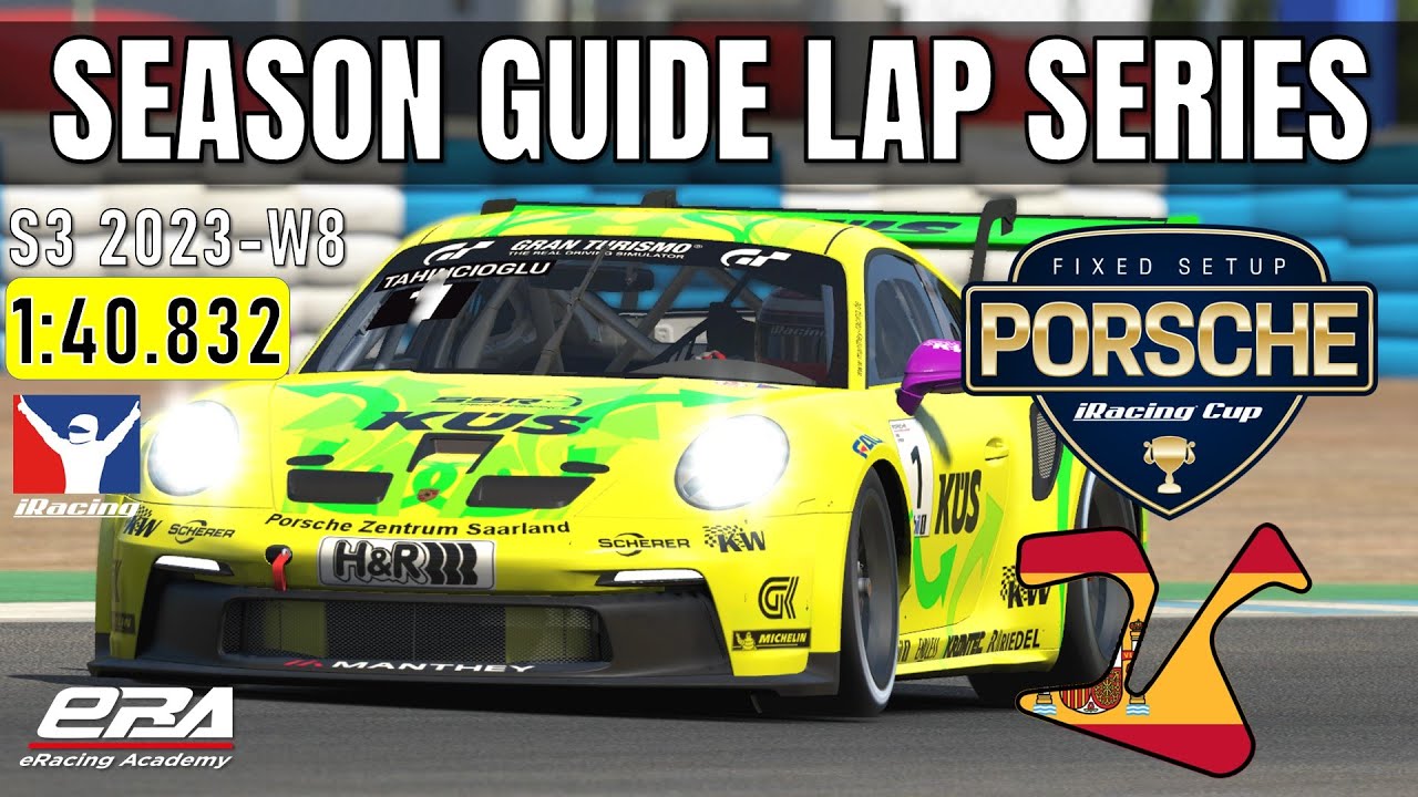 💠iRacing Porsche Cup  -1:40:832- Jerez Moto Guide Lap🔥