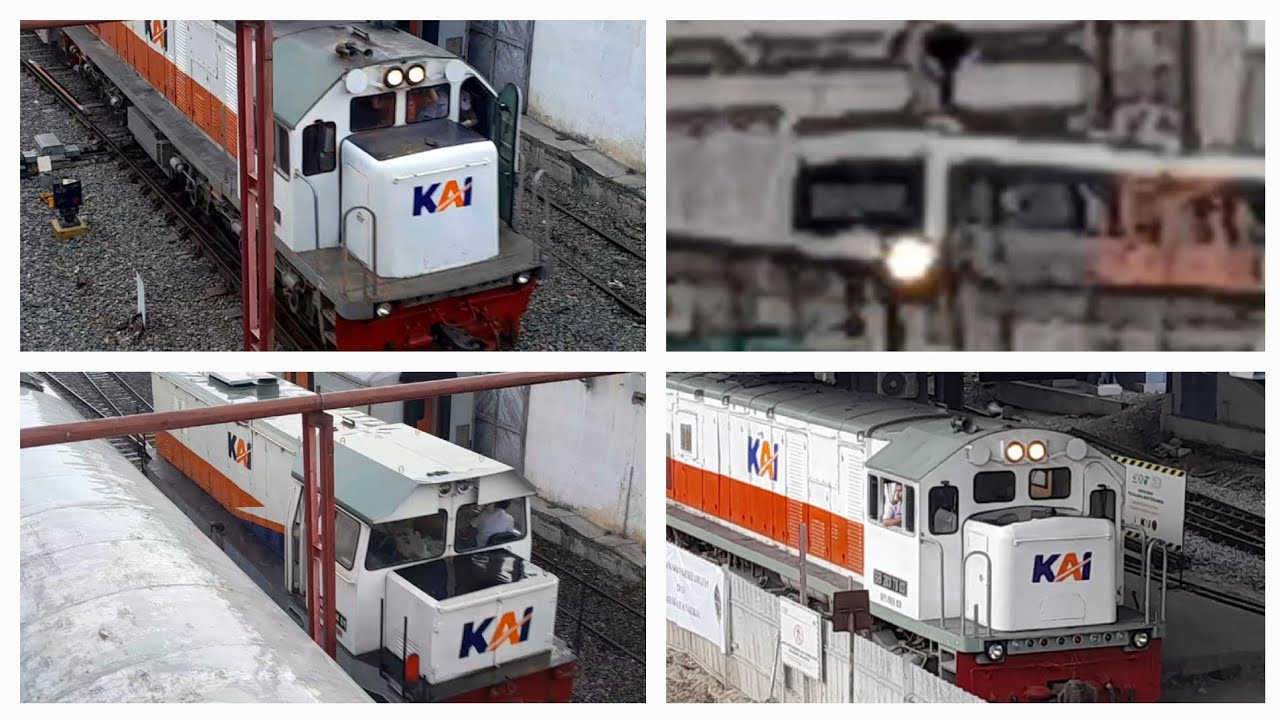 Aktivitas Stasiun Medan di sore hari