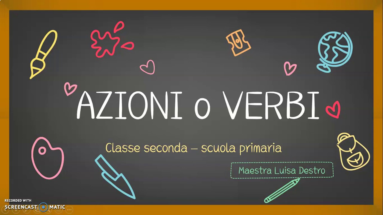 AZIONI o VERBI