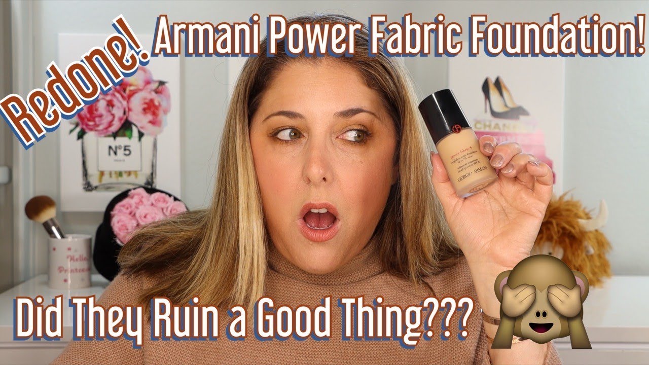 NEW Armani Power Fabric Foundation  Reformulated!
