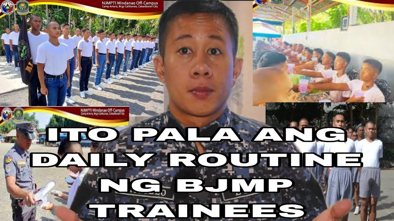 TIPS- ANO NGA BA ANG DAILY ROUTINE NG MGA BJMP TRAINEES SA LOOB NG TRAINING CENTER? ANO KAYA???