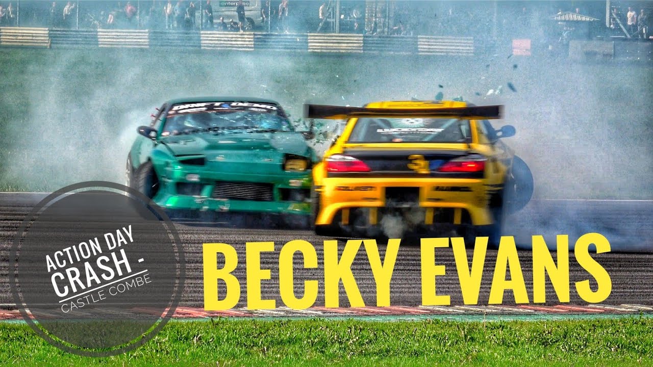 Castle Combe Autumn Action day 2025  Becky Evans big crash during drifting demo #jdm
