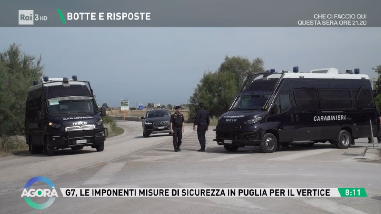 La sicurezza al G7 - Agorà 13/06/2024