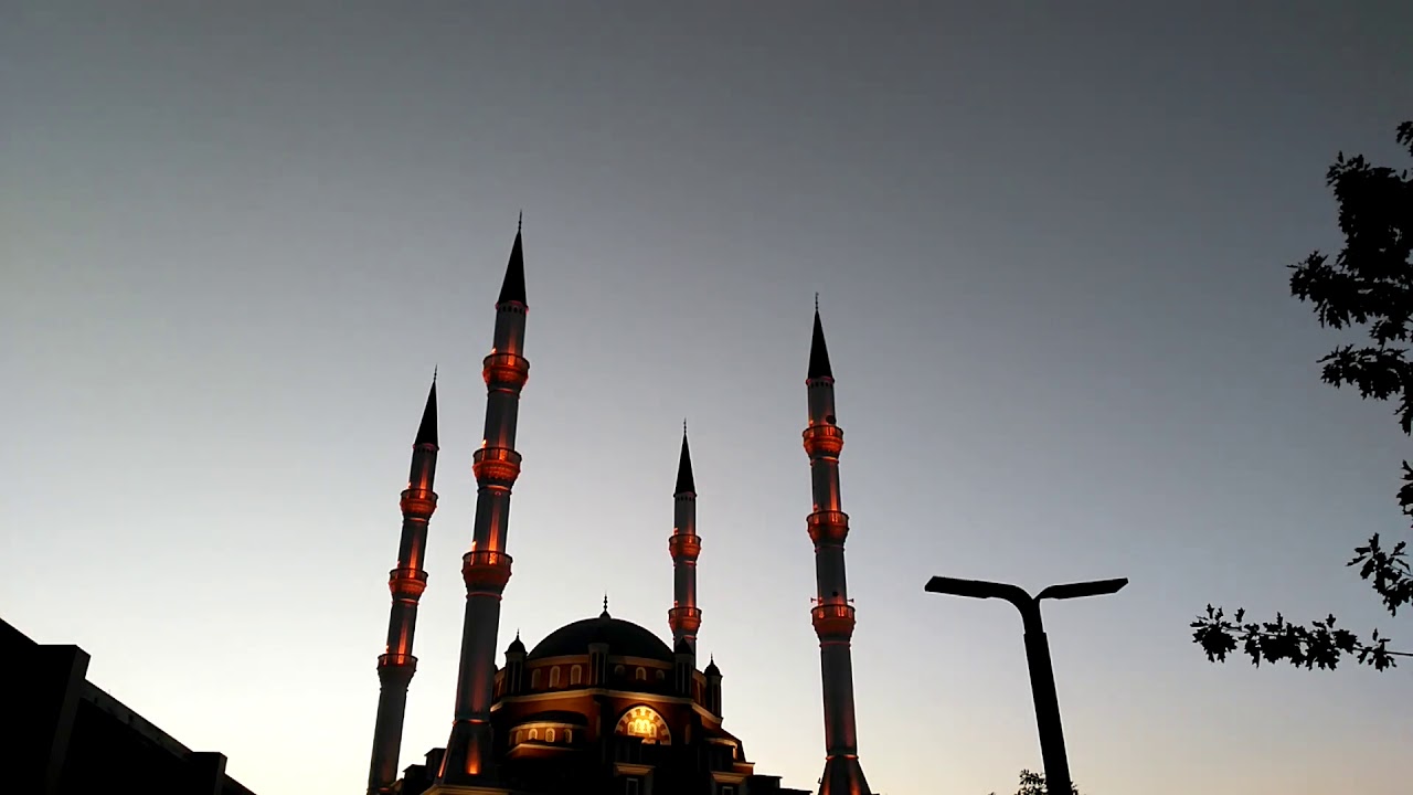 Türkiye Çorum Akşemsettin Camii Akşam Ezanı 11.10.2017