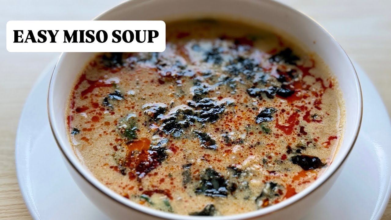 Veg Miso Soup Recipe | Healthy Japanese Soup at Home | Vegan & Comforting 🍜