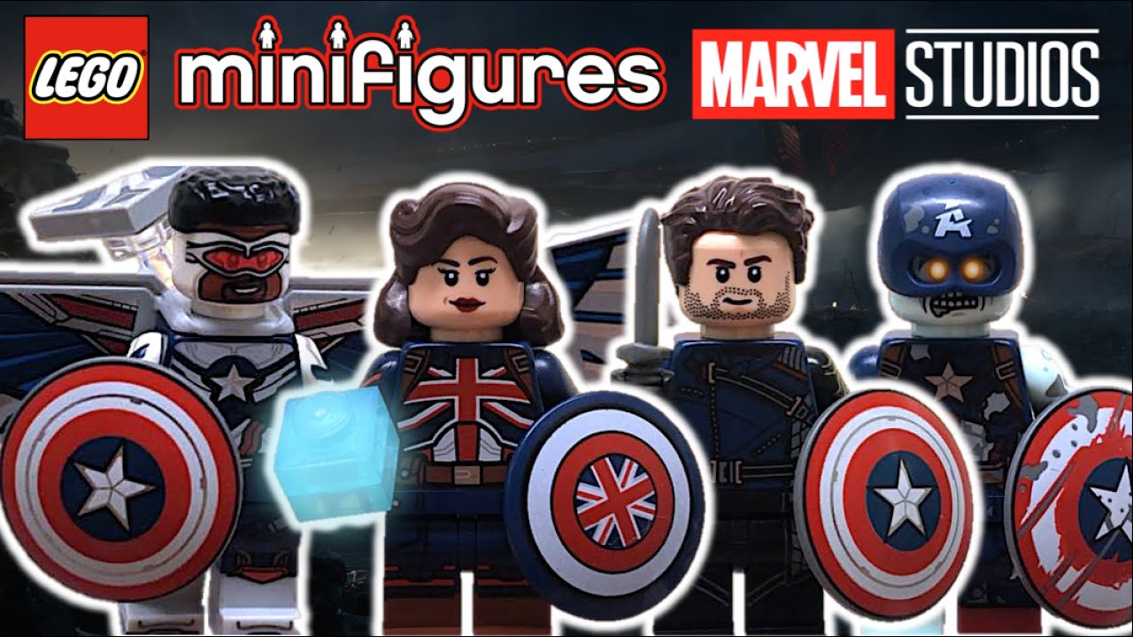 Minifiguras de LEGO MARVEL Studios (2021) | PARTE 2 - TODOS LOS CAPITÁNES AMÉRICAS - TOY SHOTS