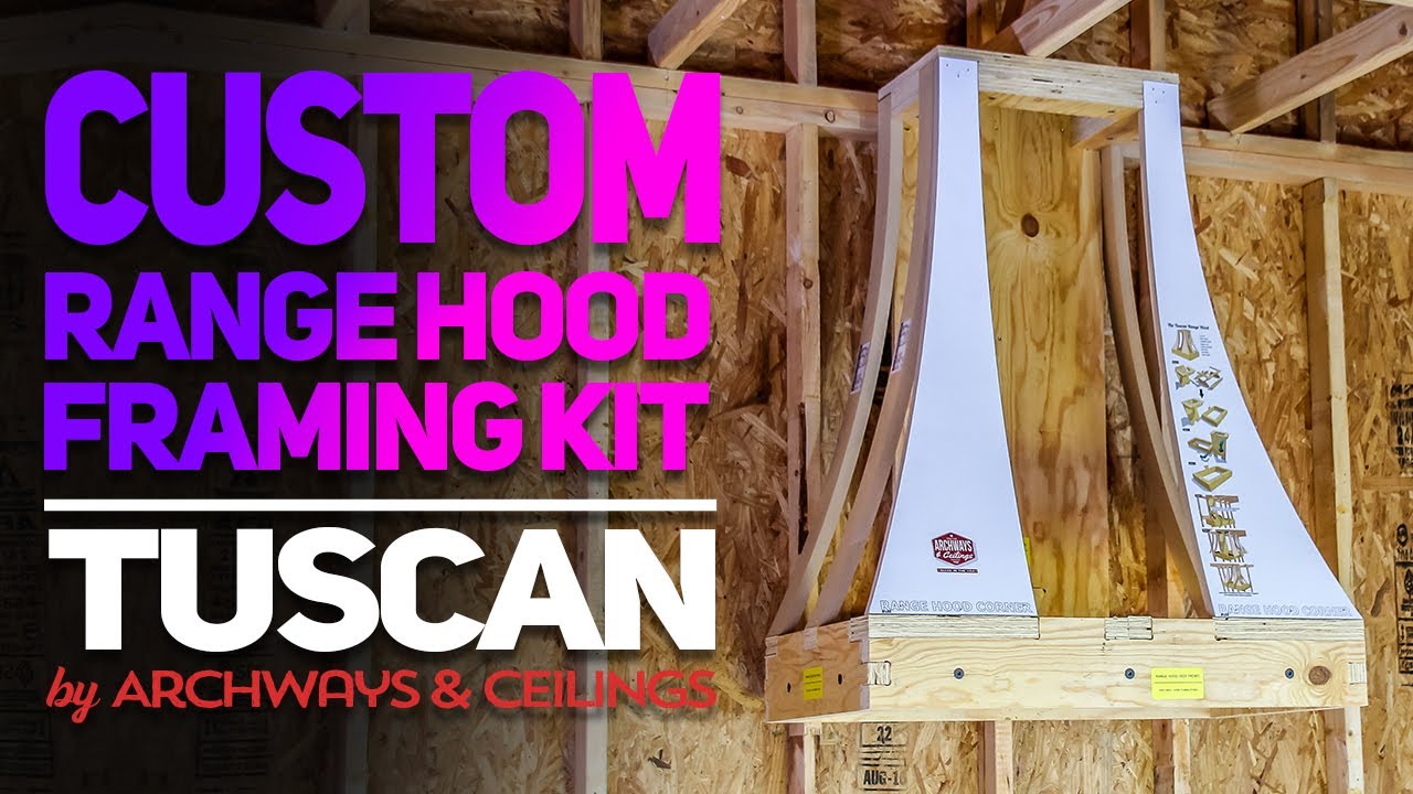Custom Range Hood Framing Kit | Tuscan Style