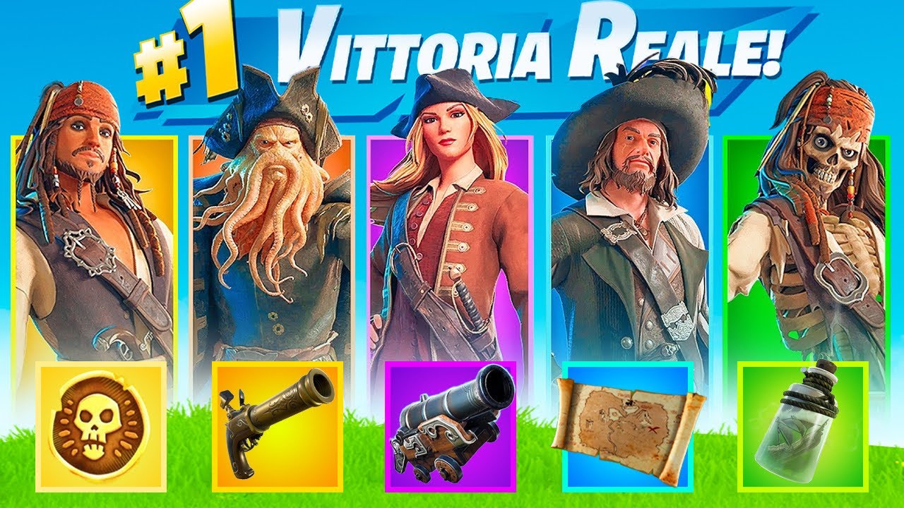 Gioco la RANDOM Skin dei PIRATI Challenge e VINCO! Stagione 3 Capitolo 5 Fortnite ITA!