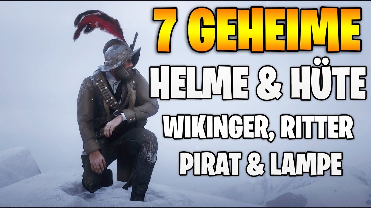 Red Dead Redemption 2: SIEBEN Geheime Helme & Hüte | Fundort Geheimes Outfit