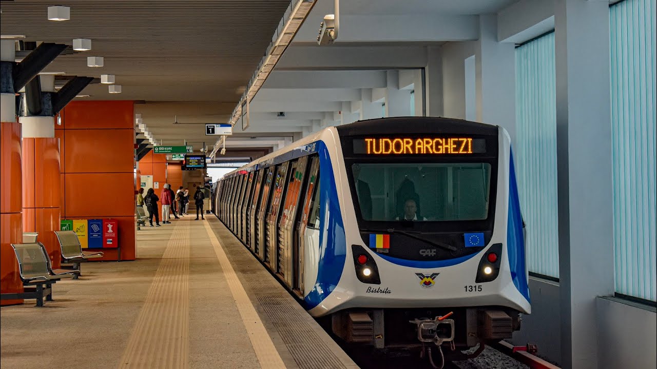 București: Prima zi de exploatare a stației de metrou Tudor Arghezi (M2)