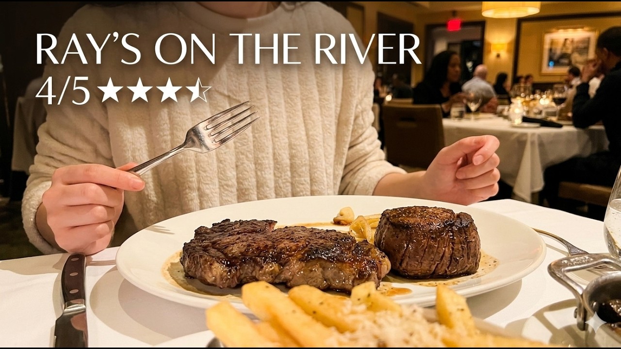 Dining at Ray’s on the River Atlanta | Steak Dinner Experience (4/5)