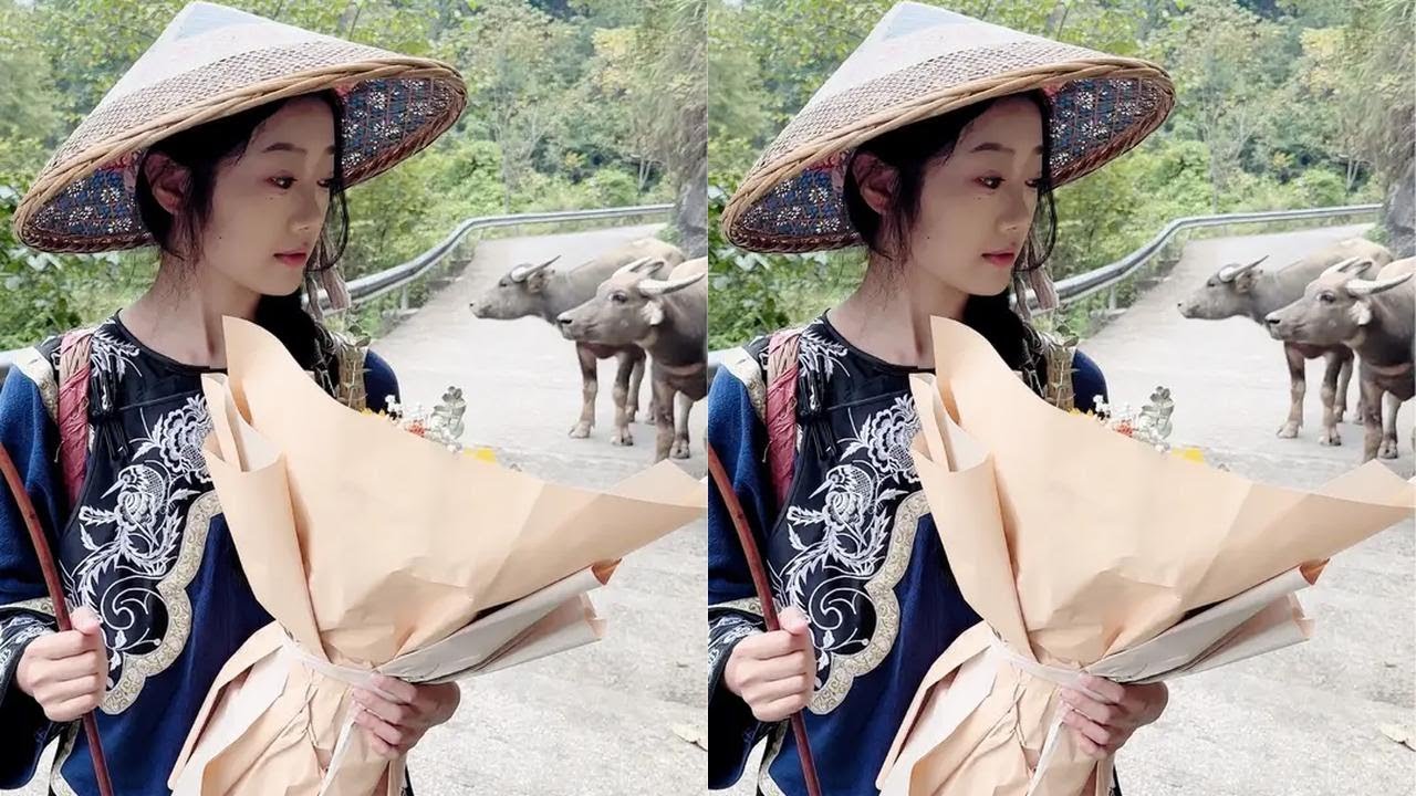 苗妹兒練舞十年，高山流水尋情郎#苗族姑娘 #少數民族的魅麗