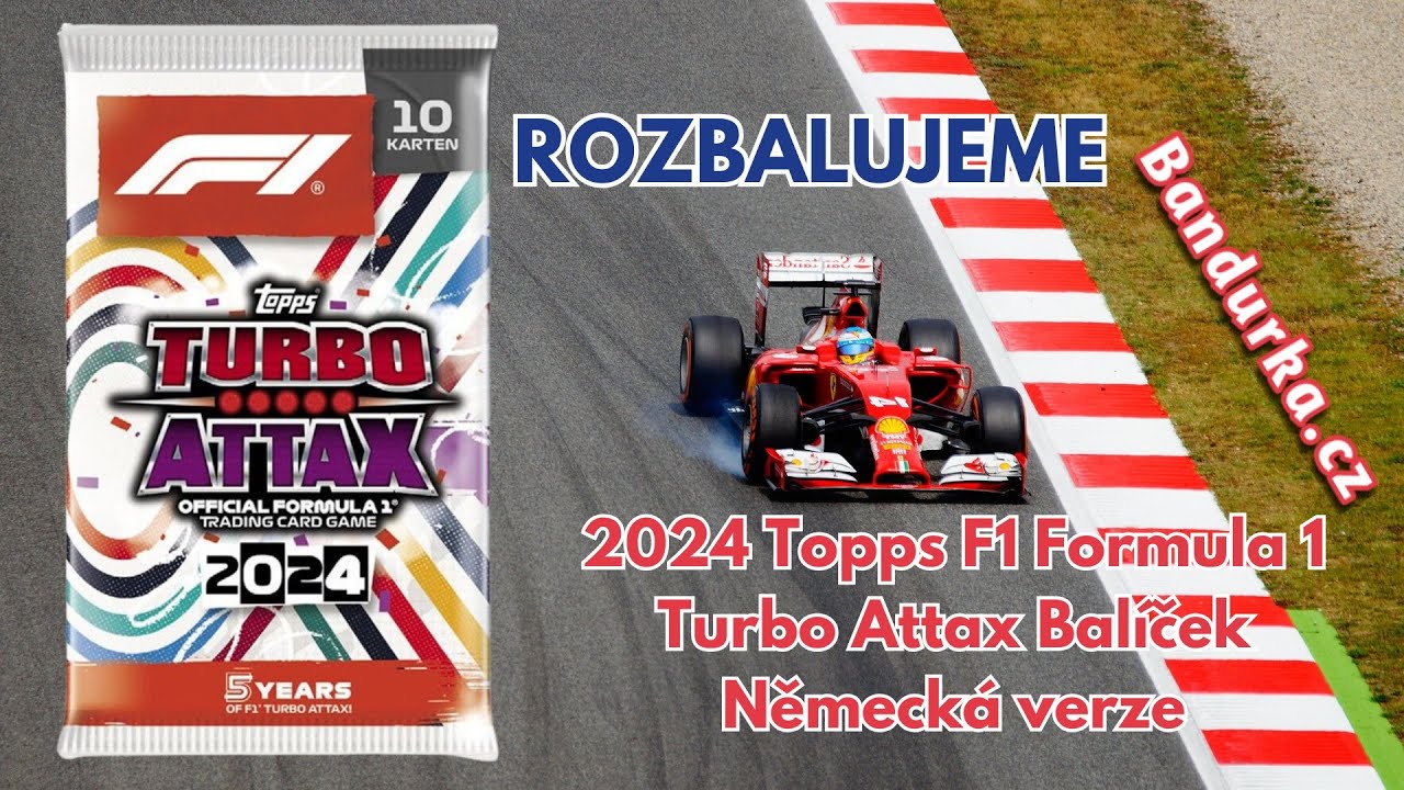 2024 Topps F1 Formula 1 Turbo Attax Balíček Německá Verze kartou na kanále BandurkaCZ! #turboattax 
