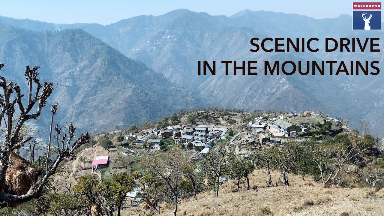 A beautiful village in the mountains of Uttarakhand India | Garhwal Himalayas | Scenic Drive
