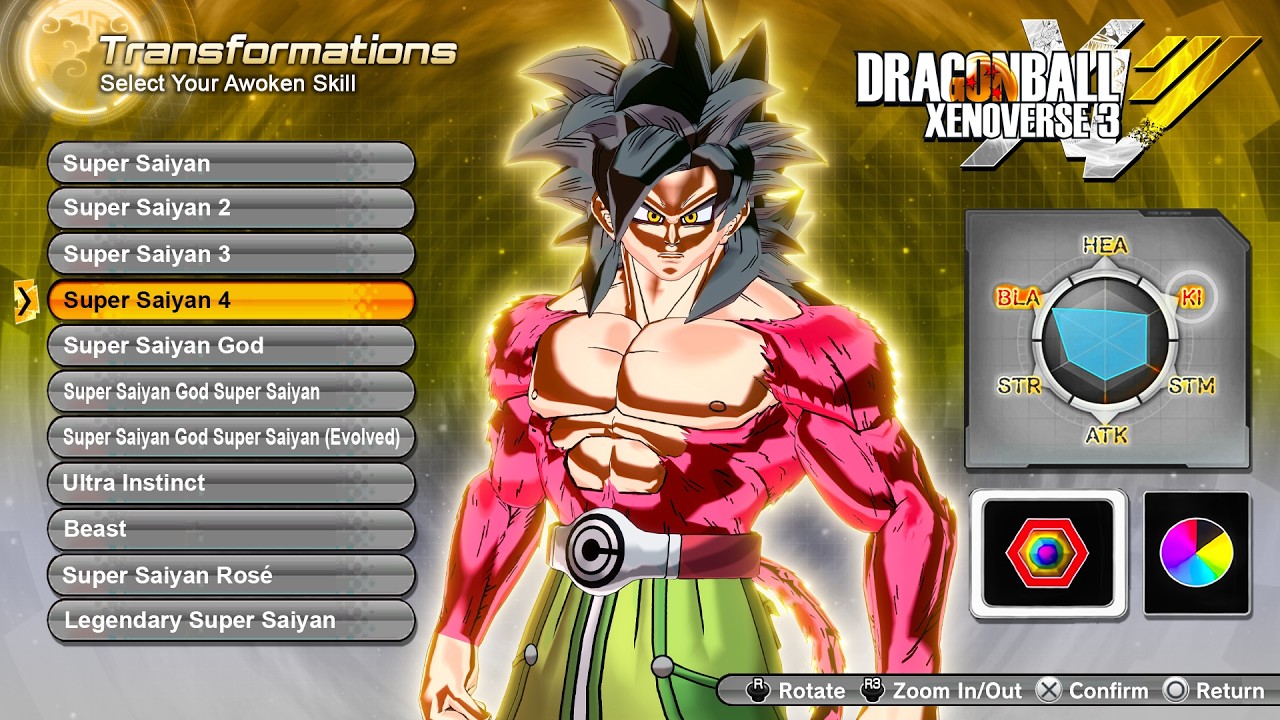 DRAGON BALL XENOVERSE 3 - New Transformations & CAC Awoken Skills!