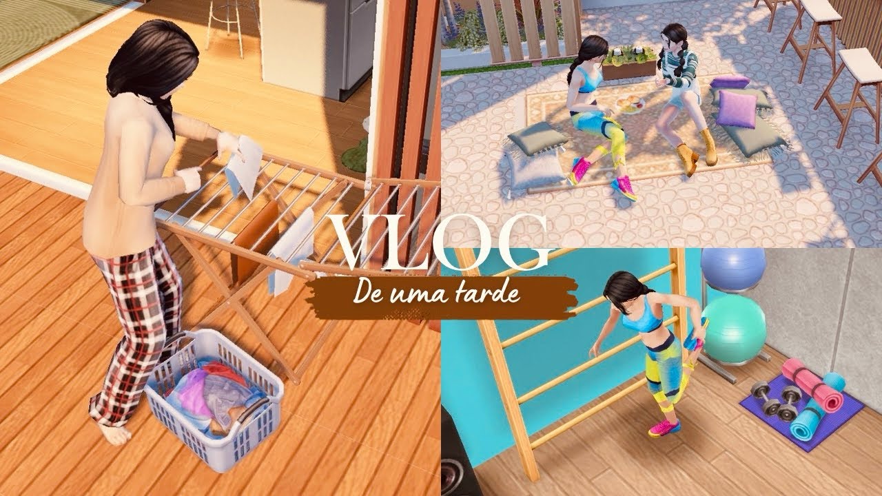 Vlog: De uma tarde comigo ☀️| The sims FreePlay 
