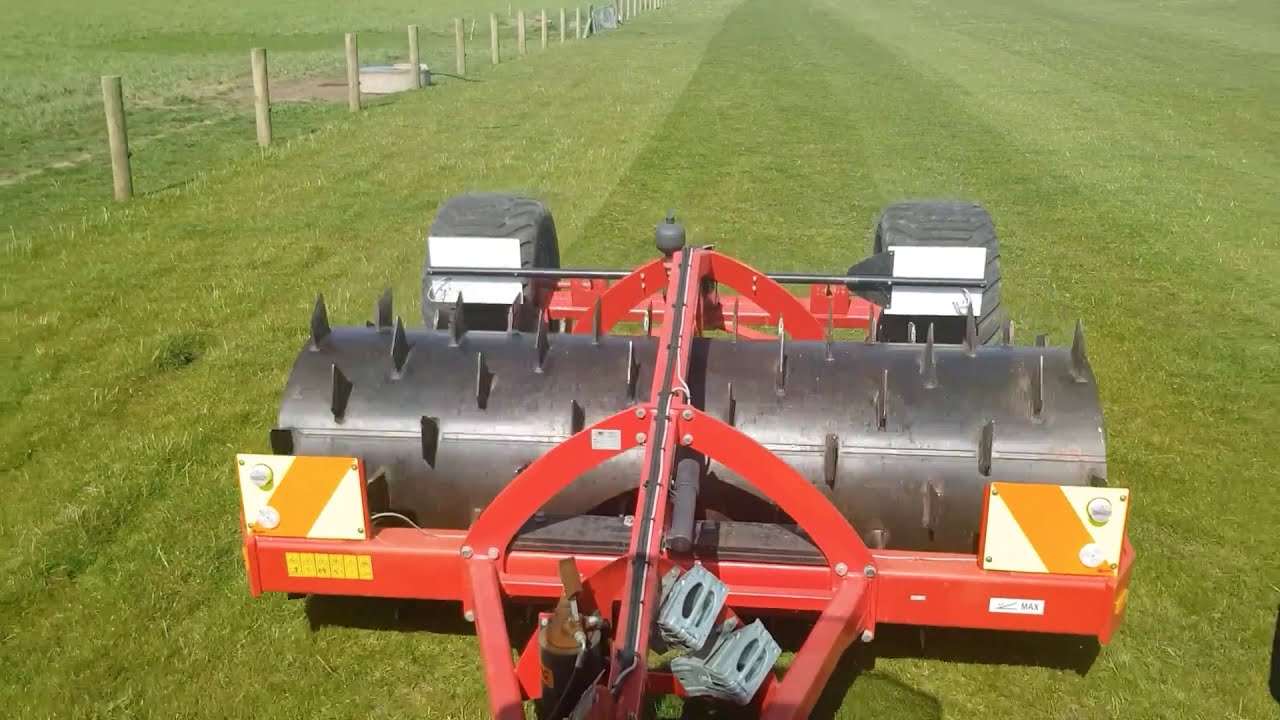 TITAN LV 300NTA Spiked Aerator Roller in Action | Improving Pasture Growth | 4AG