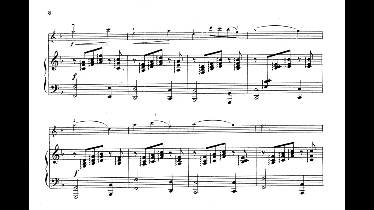 Mascagni - Intermezzo from Cavalleria Rusticana (piano accompaniment)