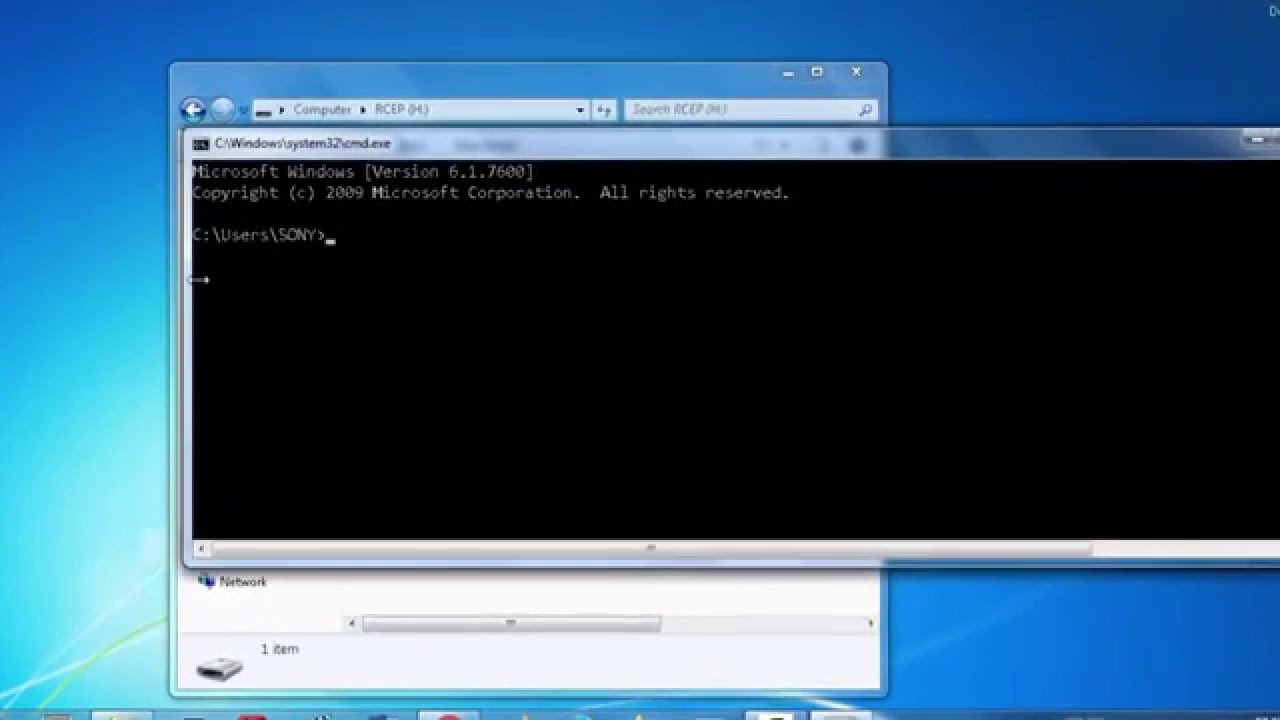 How to remove Shortcut virus using command CMD