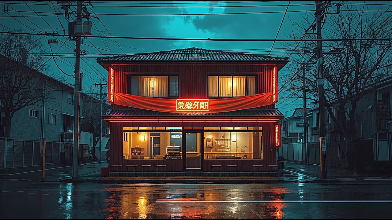 Rain on the Streets, Peace in Your Head II Night Lofi