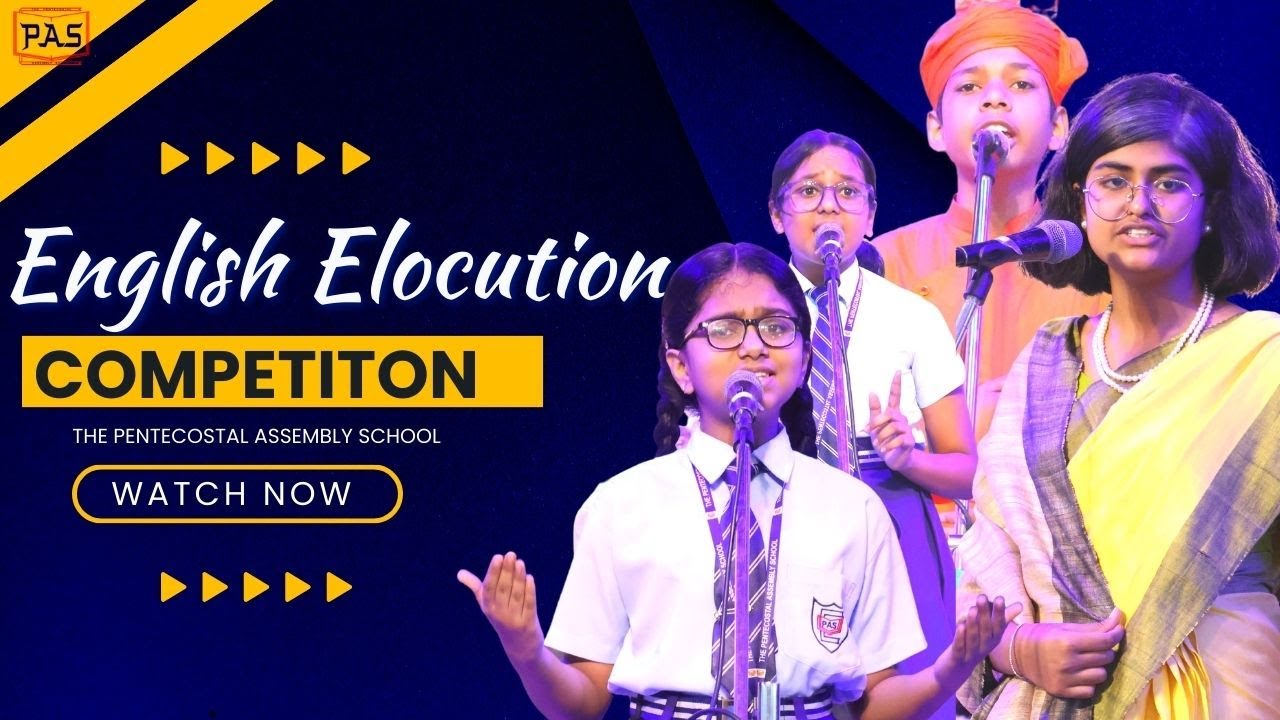 PAS l English Elocution Competition 2023 |Class VI-VIII|PASonline