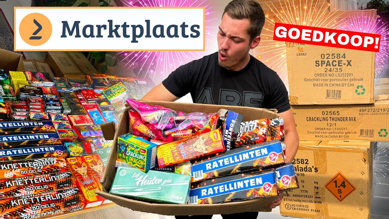 IK HEB SUPER VEEL VUURWERK GEKOCHT VIA MARKTPLAATS!
