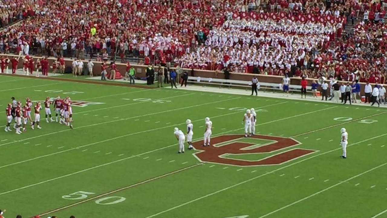 OU vs Tulsa KICKOFF! Boomer!