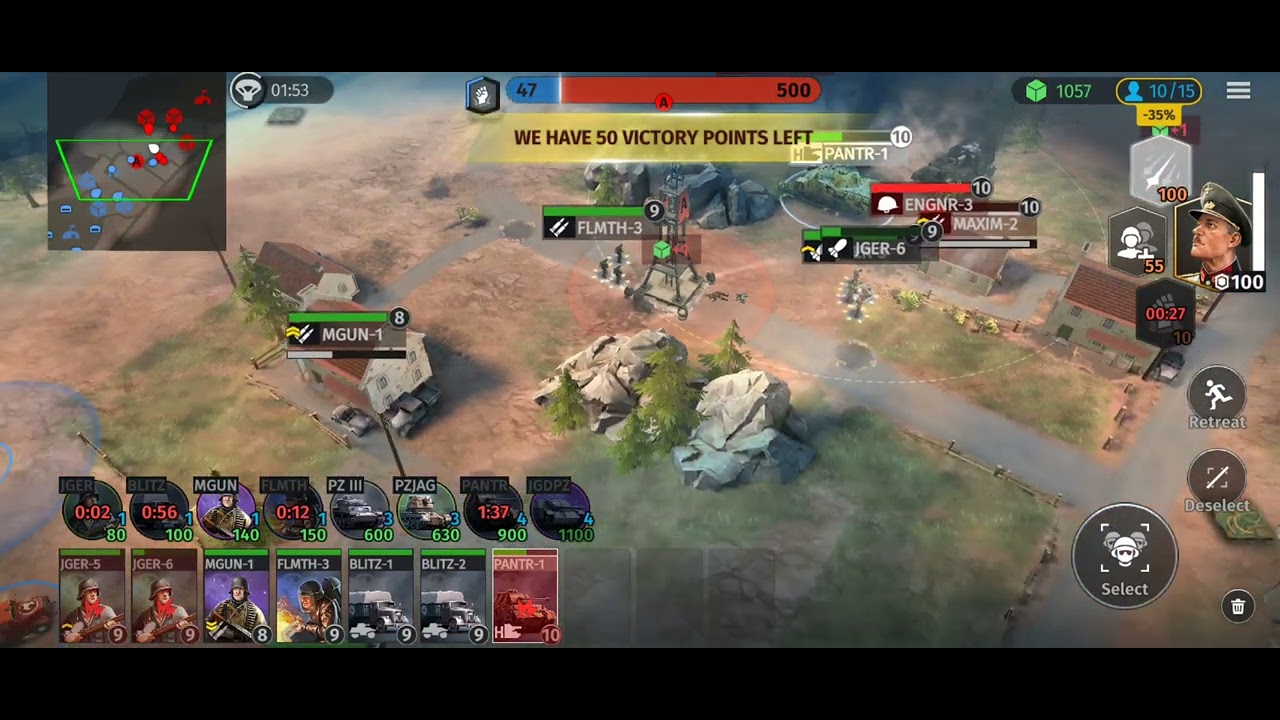 Comeback From GRAVE Barrage! World War Armies RTS. Germany vs USSR.