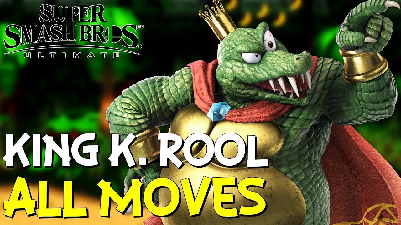 KING K. ROOL All Moves - Damage & Trajectory Showcase | Super Smash Bros Ultimate GUIDE