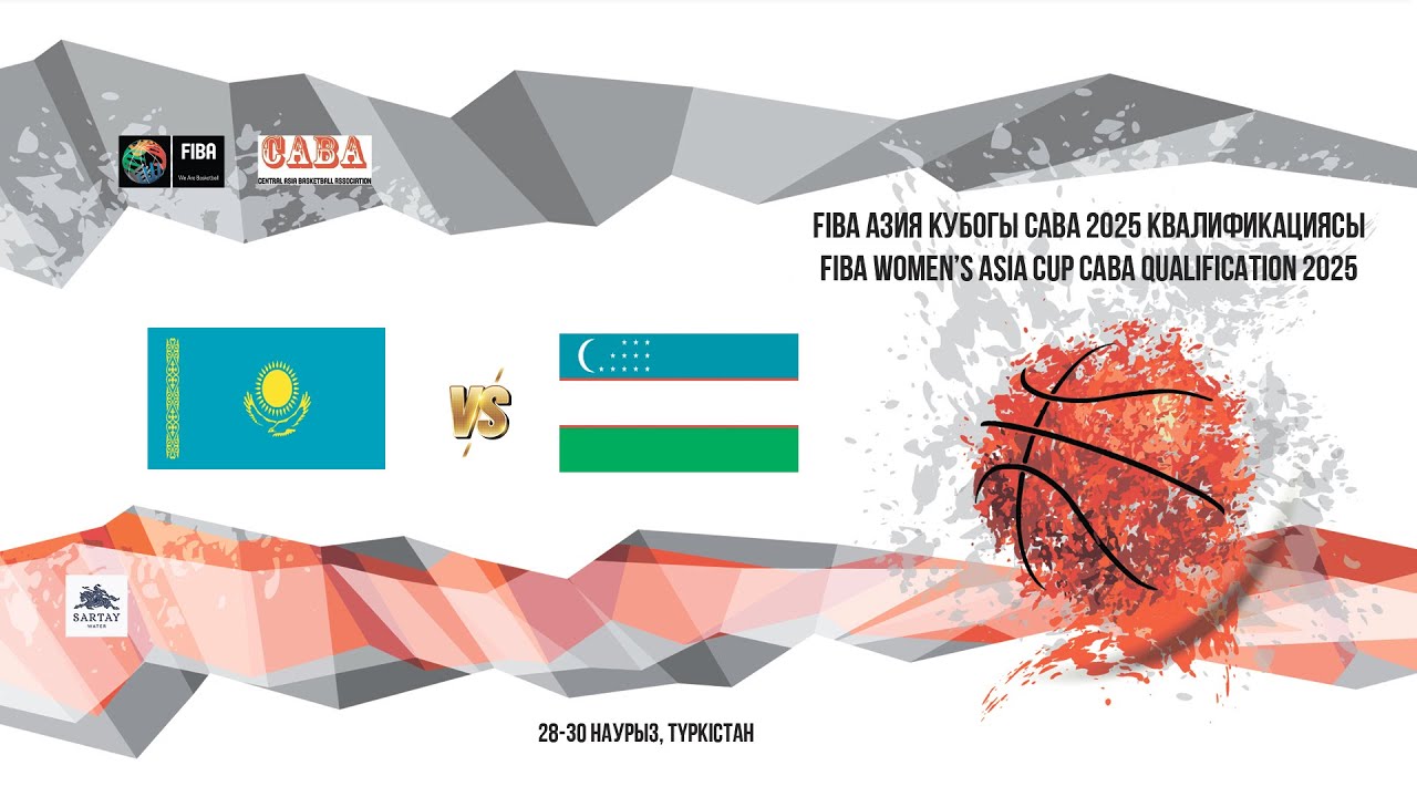 🏀 Казахстан vs Узбекистан | Игры национальных сборных команд | Кубок Азии FIBA CABA 2025 | 30.03.25
